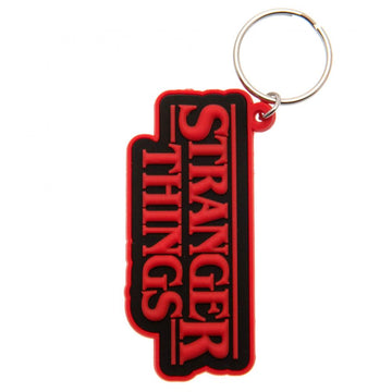 Stranger Things PVC Keyring Logo - Officially licensed merchandise.