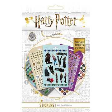 Harry Potter 800pc Sticker Set - Officially licensed merchandise.