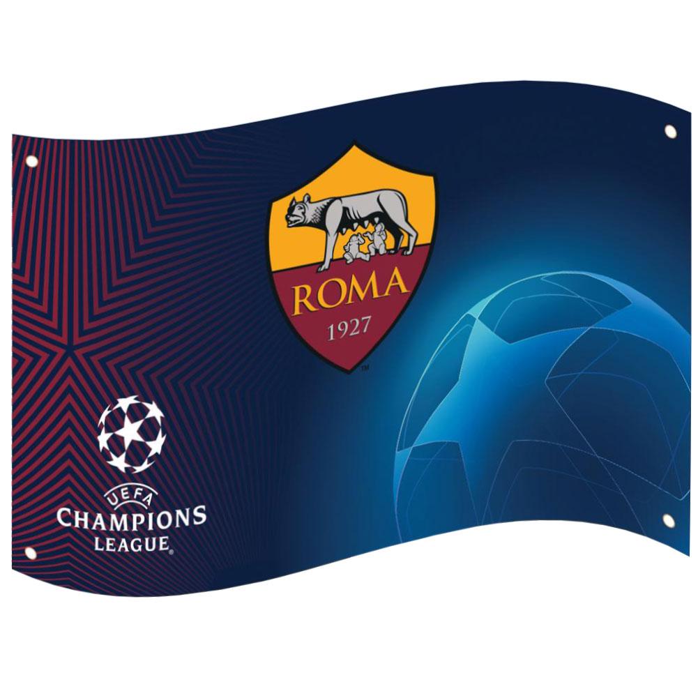 AS Roma Flag - Officially licensed merchandise.