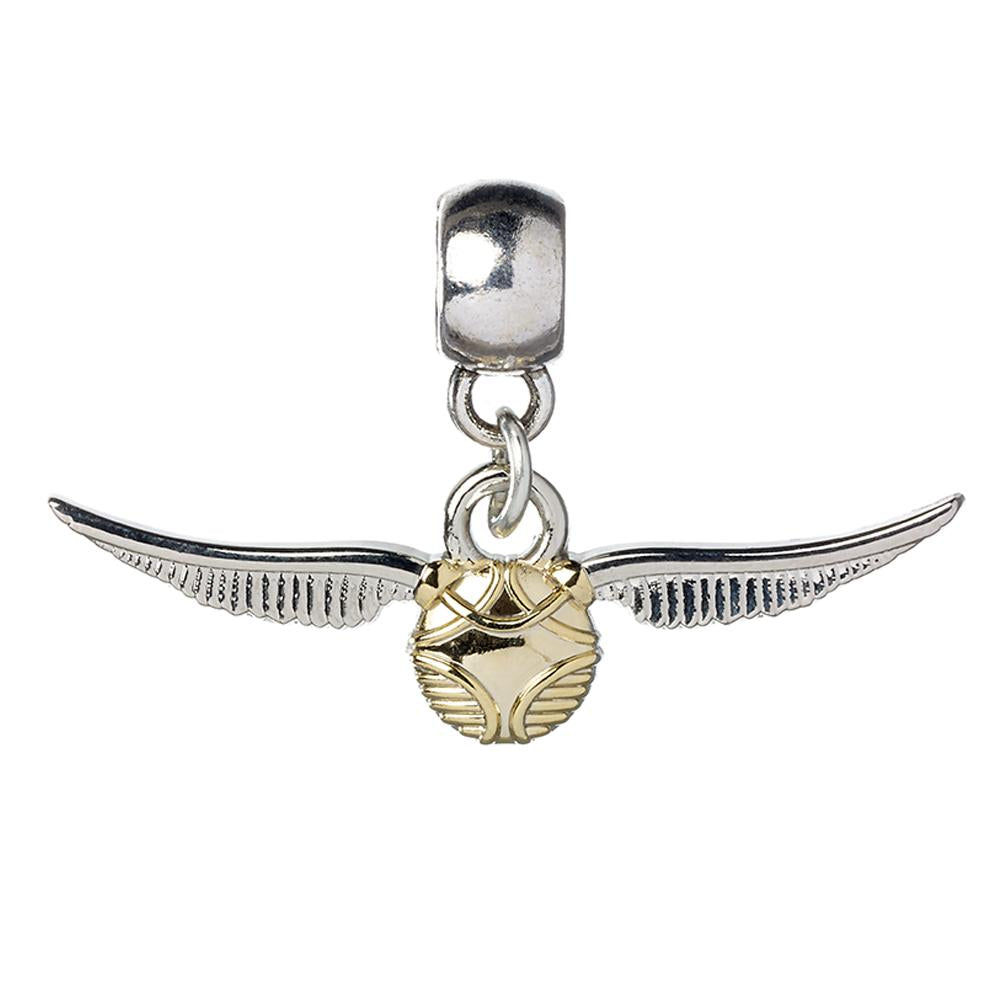 Harry Potter Silver Plated Charm Golden Snitch - Officially licensed merchandise.