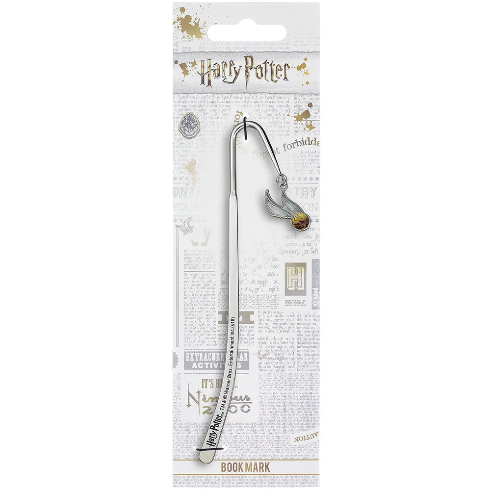 Harry Potter Bookmark Golden Snitch - Officially licensed merchandise.