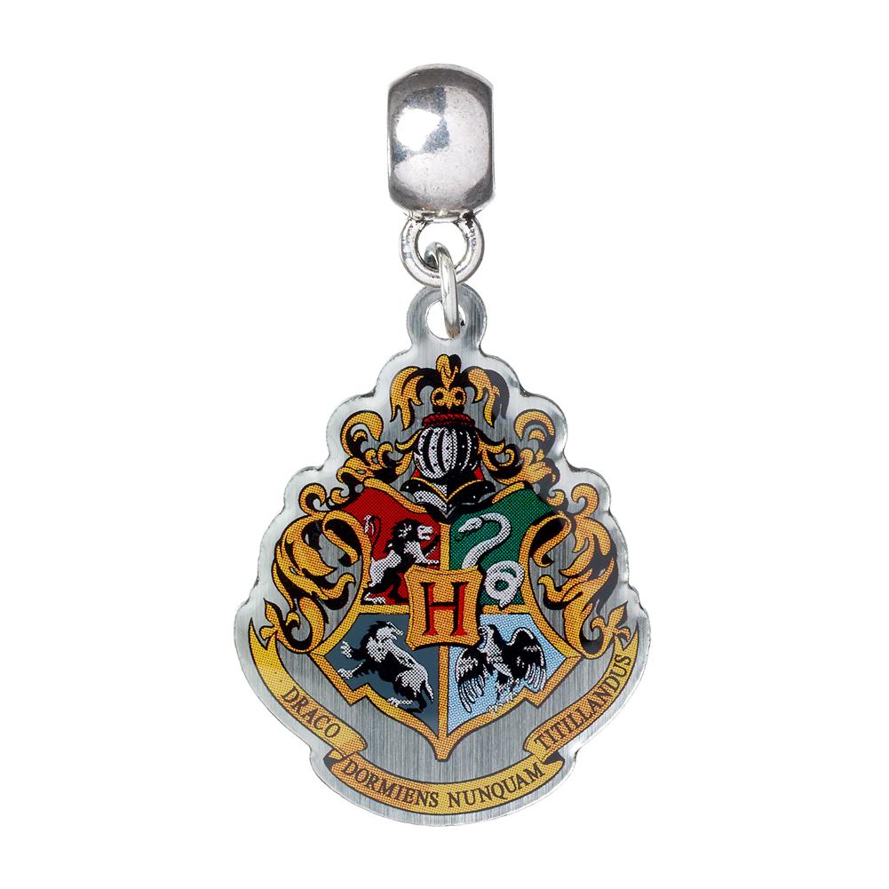 Harry Potter Silver Plated Charm Hogwarts - Officially licensed merchandise.