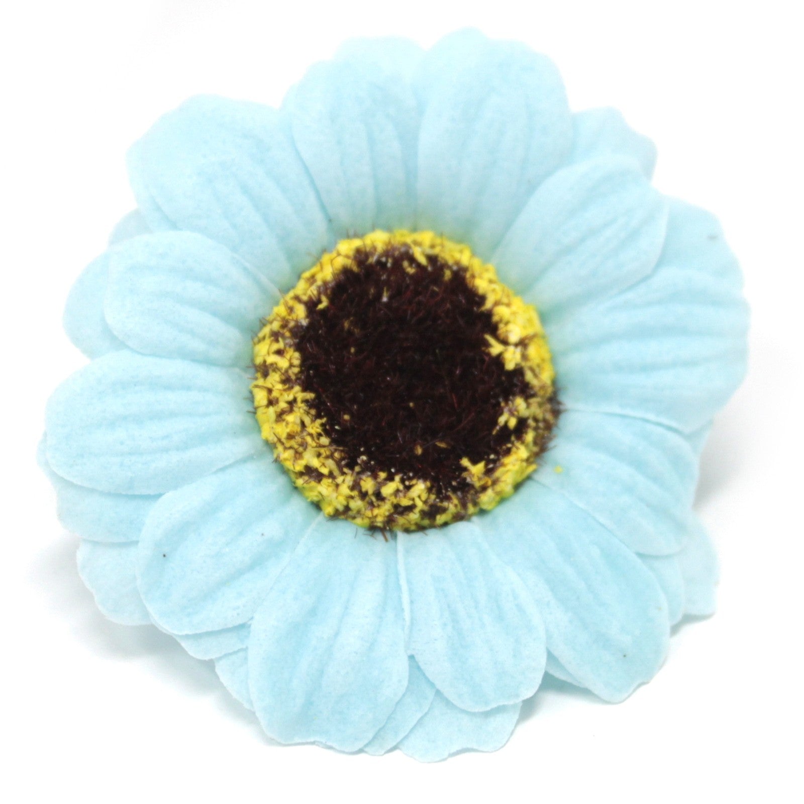 Craft Soap Flowers - Sml Sunflower - Blue x 10 pcs