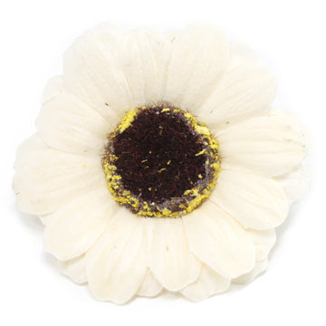 Craft Soap Flowers - Sml Sunflower - Ivory x 10 pcs