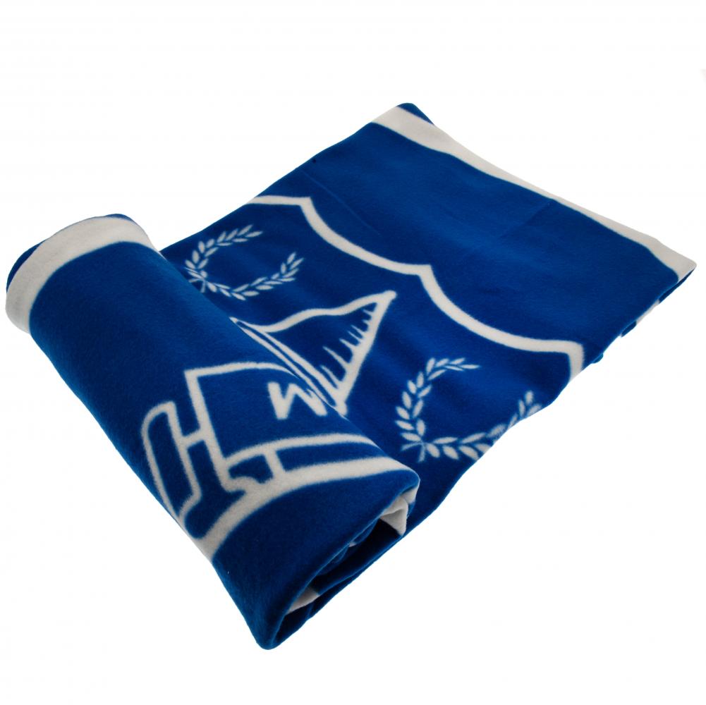 Everton FC Fleece Blanket PL - Officially licensed merchandise.