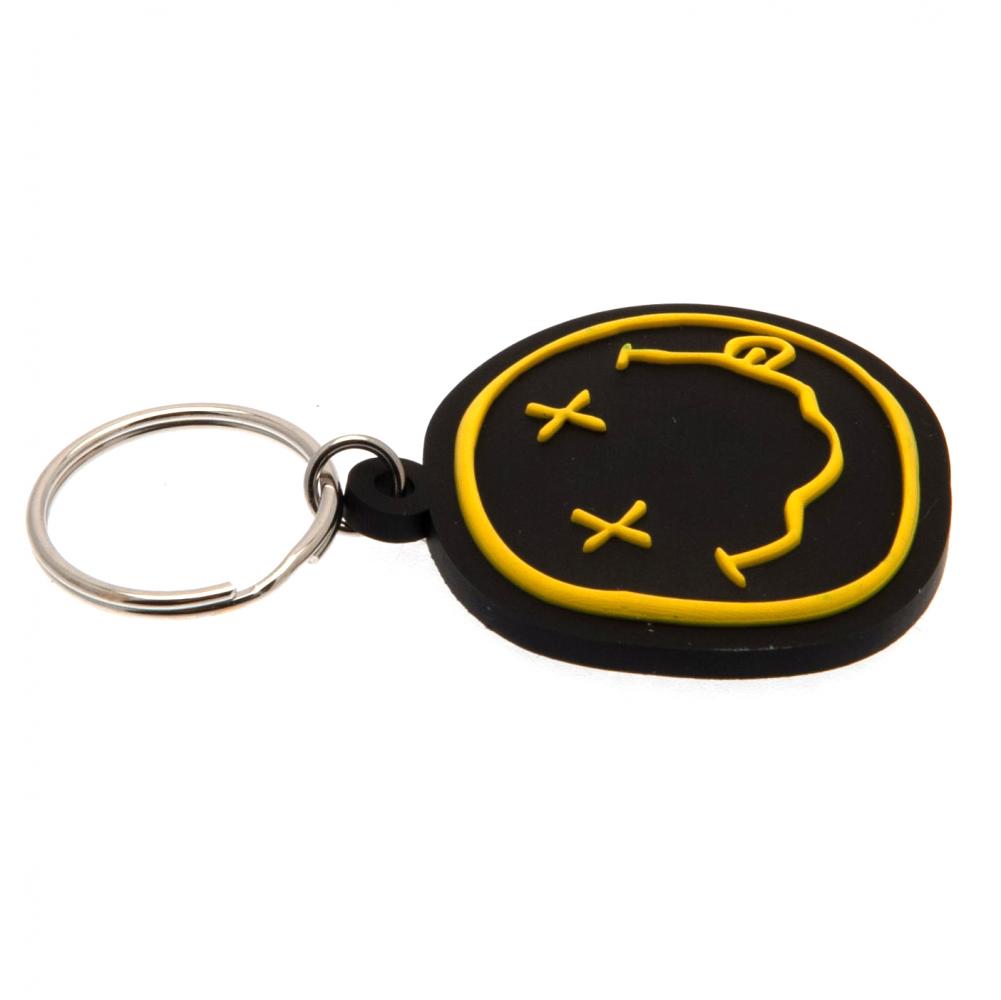 Nirvana PVC Keyring - Officially licensed merchandise.