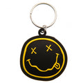 Nirvana PVC Keyring - Officially licensed merchandise.