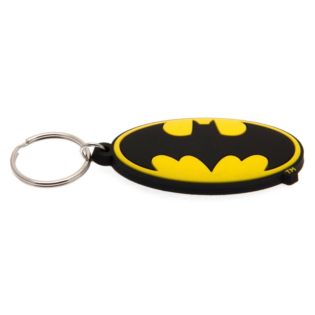 Batman PVC Keyring Logo - Officially licensed merchandise.