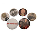 One Punch Man Button Badge Set - Officially licensed merchandise.