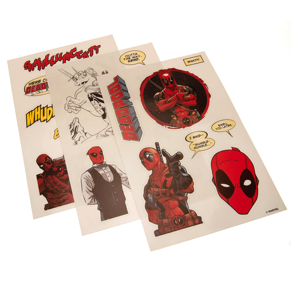 Deadpool Tech Stickers - Officially licensed merchandise.