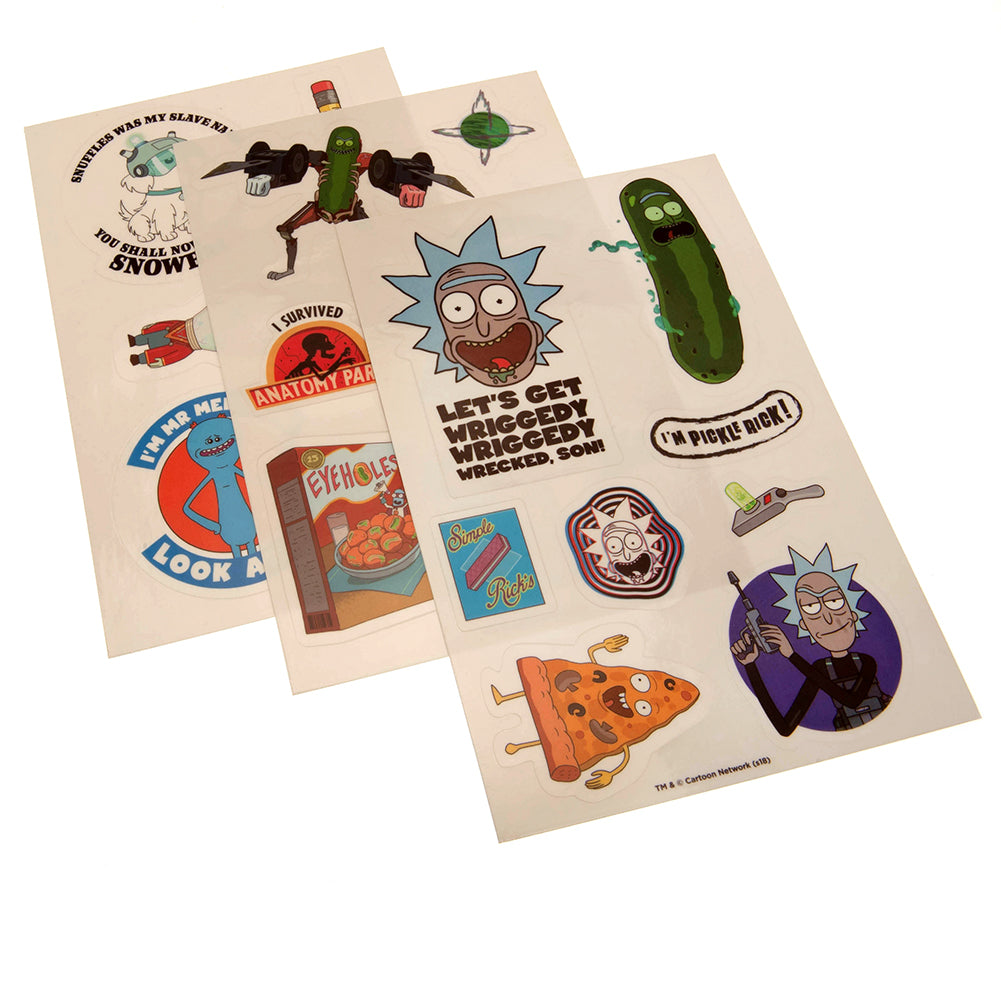 Rick And Morty Tech Stickers - Officially licensed merchandise.