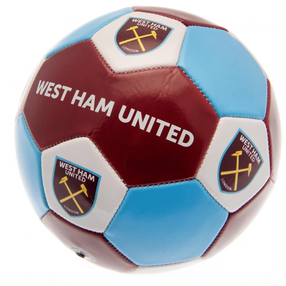 West Ham United FC Football Size 3 - Officially licensed merchandise.