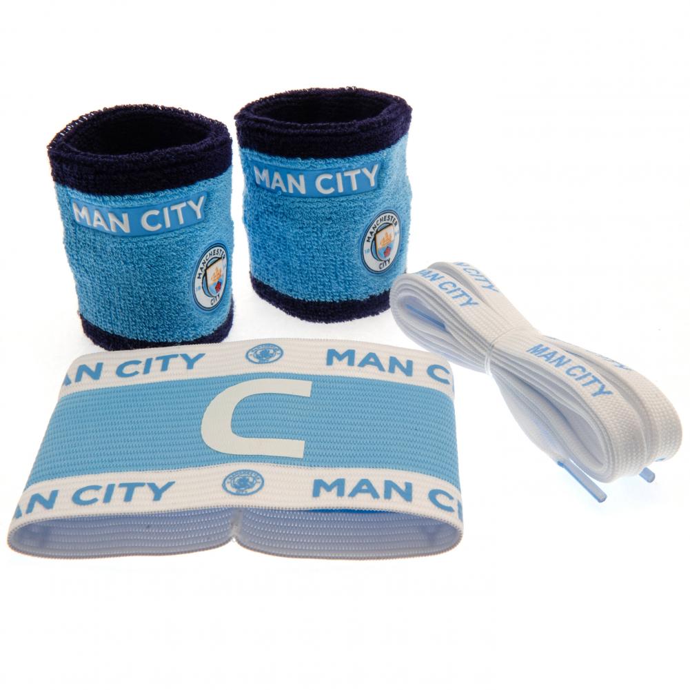 Manchester City FC Accessories Set - Officially licensed merchandise.