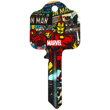 Marvel Comics Door Key Iron Man - Officially licensed merchandise.