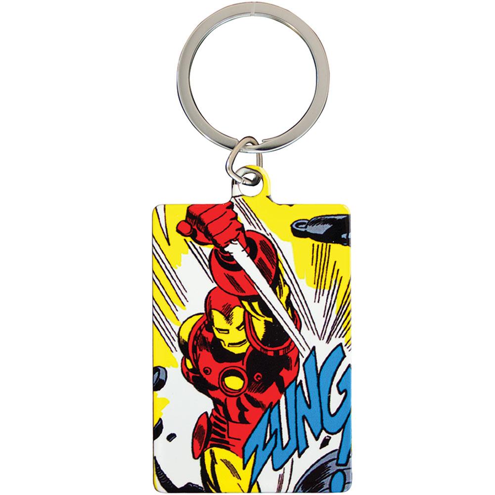 Marvel Comics Metal Keyring Iron Man - Officially licensed merchandise.