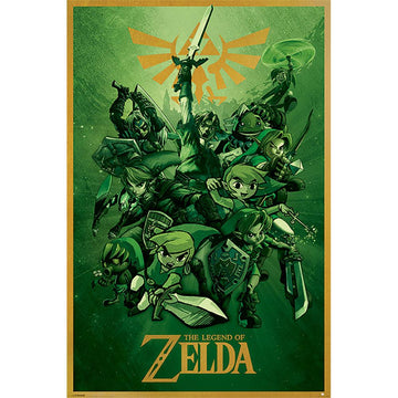 The Legend Of Zelda Poster Link 141 - Officially licensed merchandise.