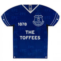 Everton FC Metal Shirt Sign - Officially licensed merchandise.