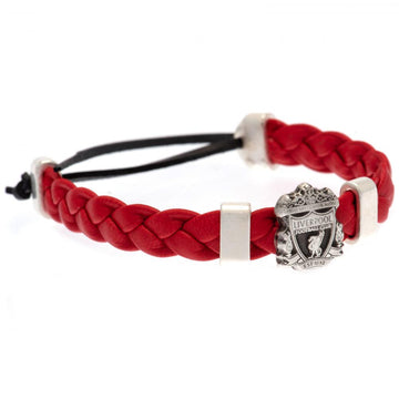 Liverpool FC PU Slider Bracelet - Officially licensed merchandise.