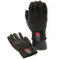 England RFU Luxury Touchscreen Gloves Youths - Officially licensed merchandise.