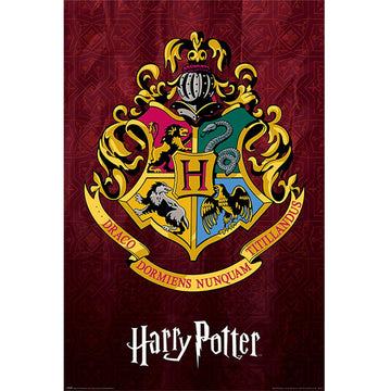 Harry Potter Poster Hogwarts Crest 140 - Officially licensed merchandise.