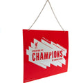 Liverpool FC Champions Of Europe Metal Sign - Officially licensed merchandise.