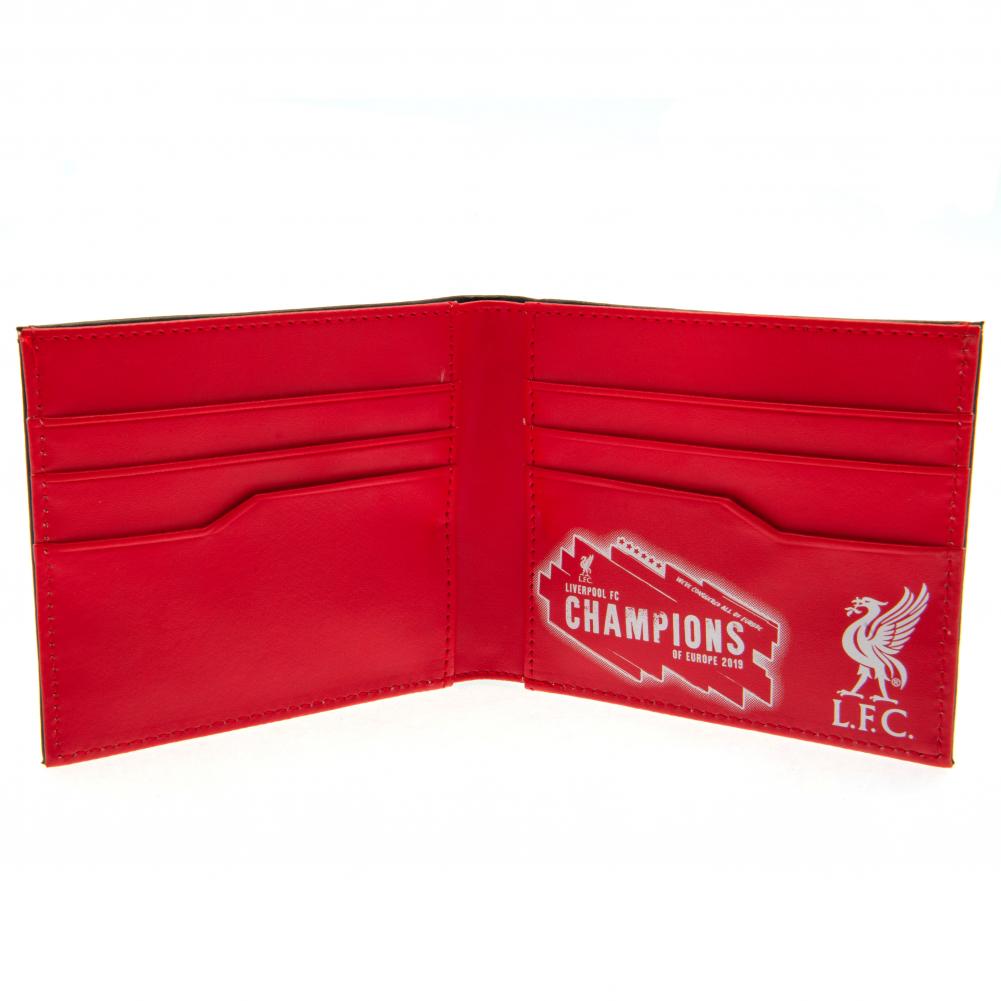 Liverpool FC Champions Of Europe Wallet - Officially licensed merchandise.