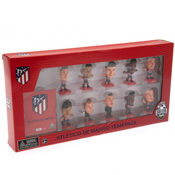 Atletico Madrid FC SoccerStarz 10 Player Team Pack - Officially licensed merchandise.