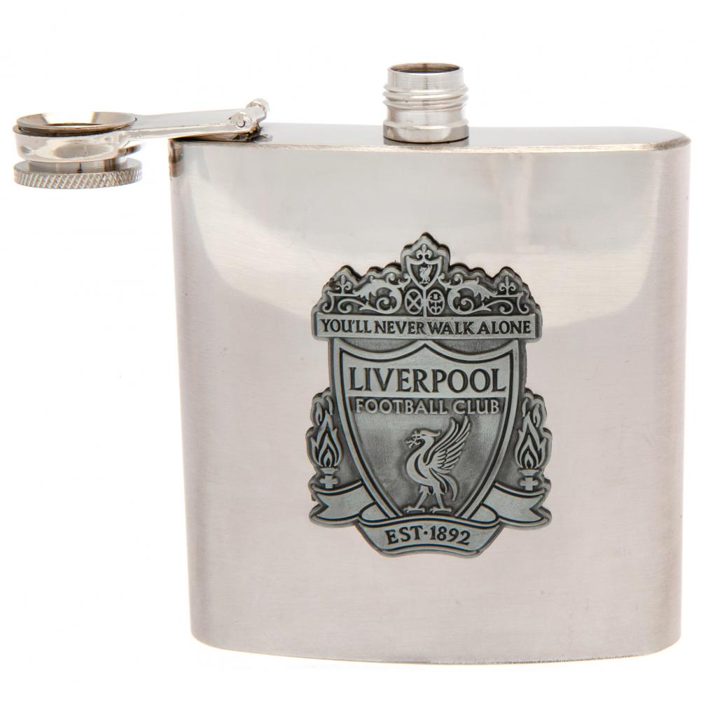 Liverpool FC Hip Flask - Officially licensed merchandise.