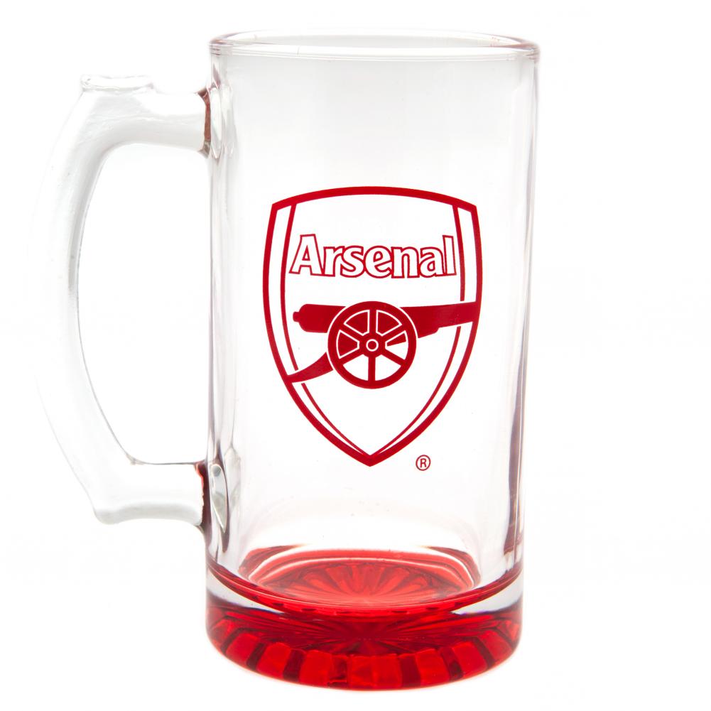 Arsenal FC Stein Glass Tankard - Officially licensed merchandise.