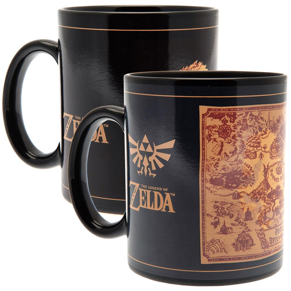 The Legend Of Zelda Heat Changing Mug Map - Officially licensed merchandise.