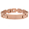 Tottenham Hotspur FC Rose Gold Plated Bracelet - Officially licensed merchandise.