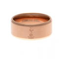 Tottenham Hotspur FC Rose Gold Plated Ring Large - Officially licensed merchandise.