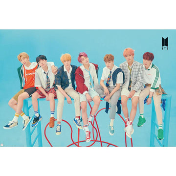 BTS Poster Blue 268 - Officially licensed merchandise.