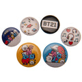 BT21 Button Badge Set - Officially licensed merchandise.