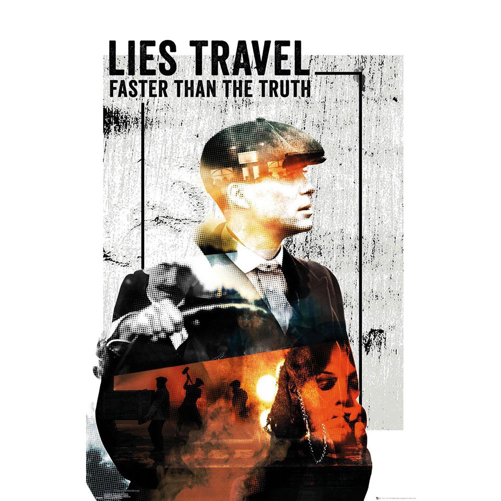 Peaky Blinders Poster Lies Travel 119 - Officially licensed merchandise.