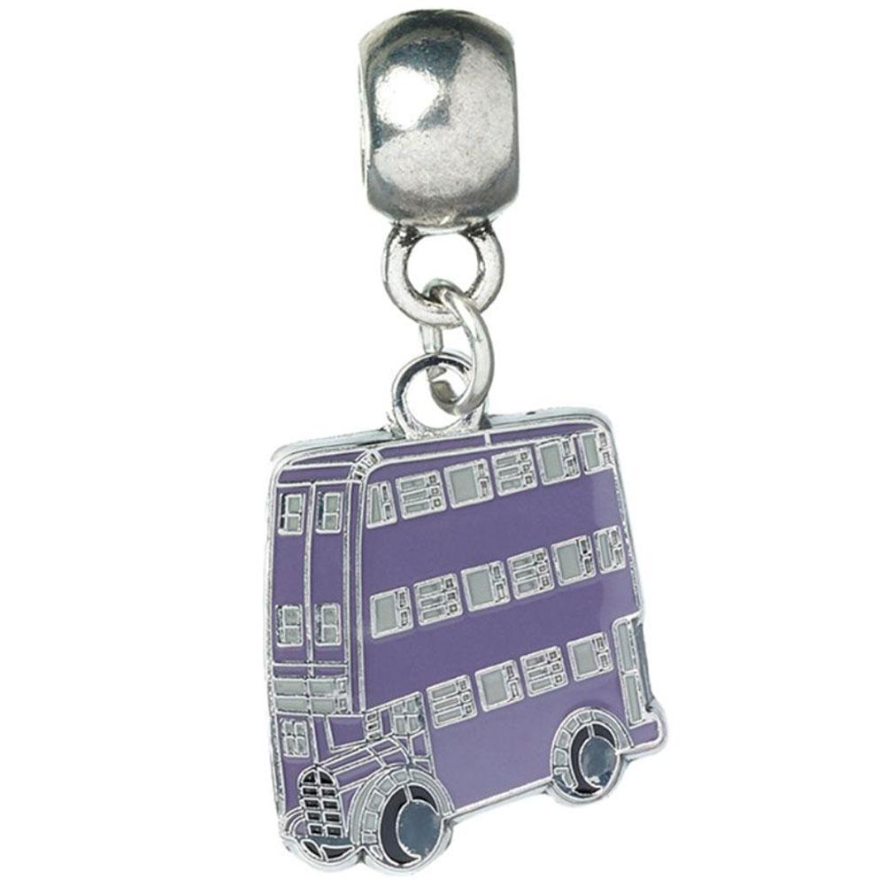 Harry Potter Silver Plated Charm Knight Bus - Officially licensed merchandise.