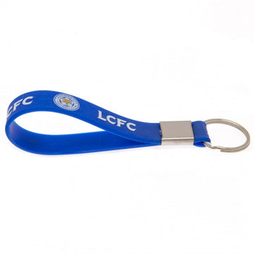 Leicester City FC Silicone Keyring - Officially licensed merchandise.