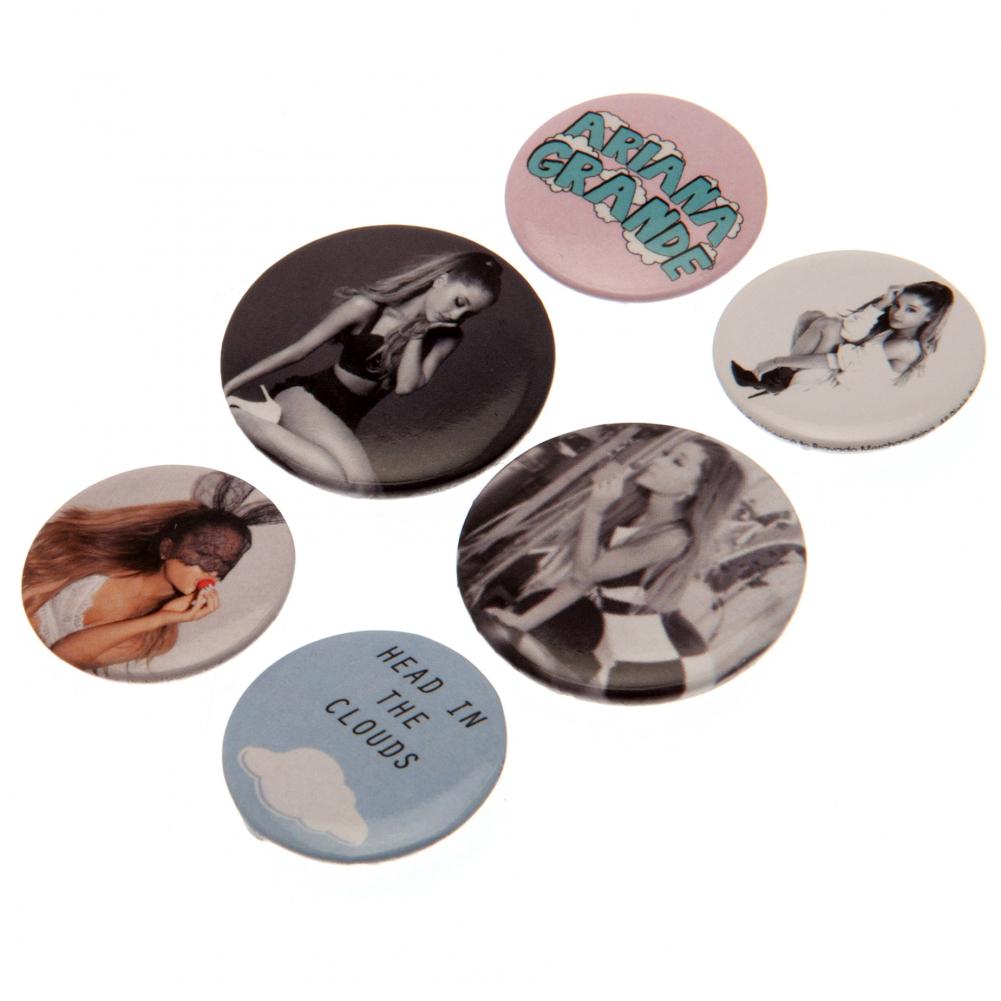 Ariana Grande Button Badge Set - Officially licensed merchandise.