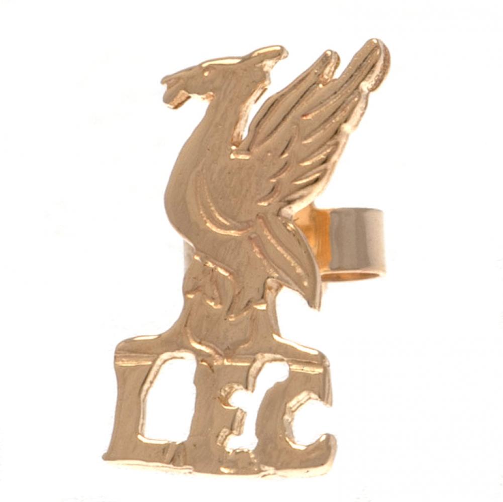 Liverpool FC 9ct Gold Earring LB - Officially licensed merchandise.