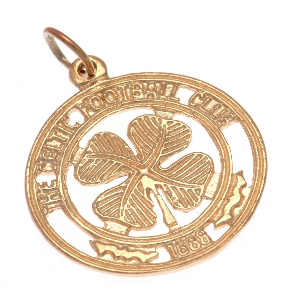 Celtic FC 9ct Gold Pendant Large - Officially licensed merchandise.