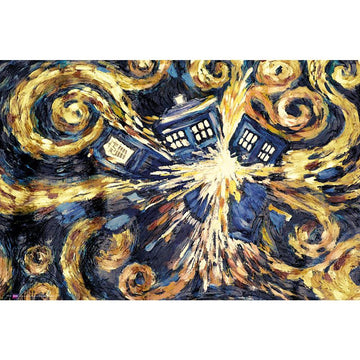 Doctor Who Poster Exploding Tardis 98 - Officially licensed merchandise.