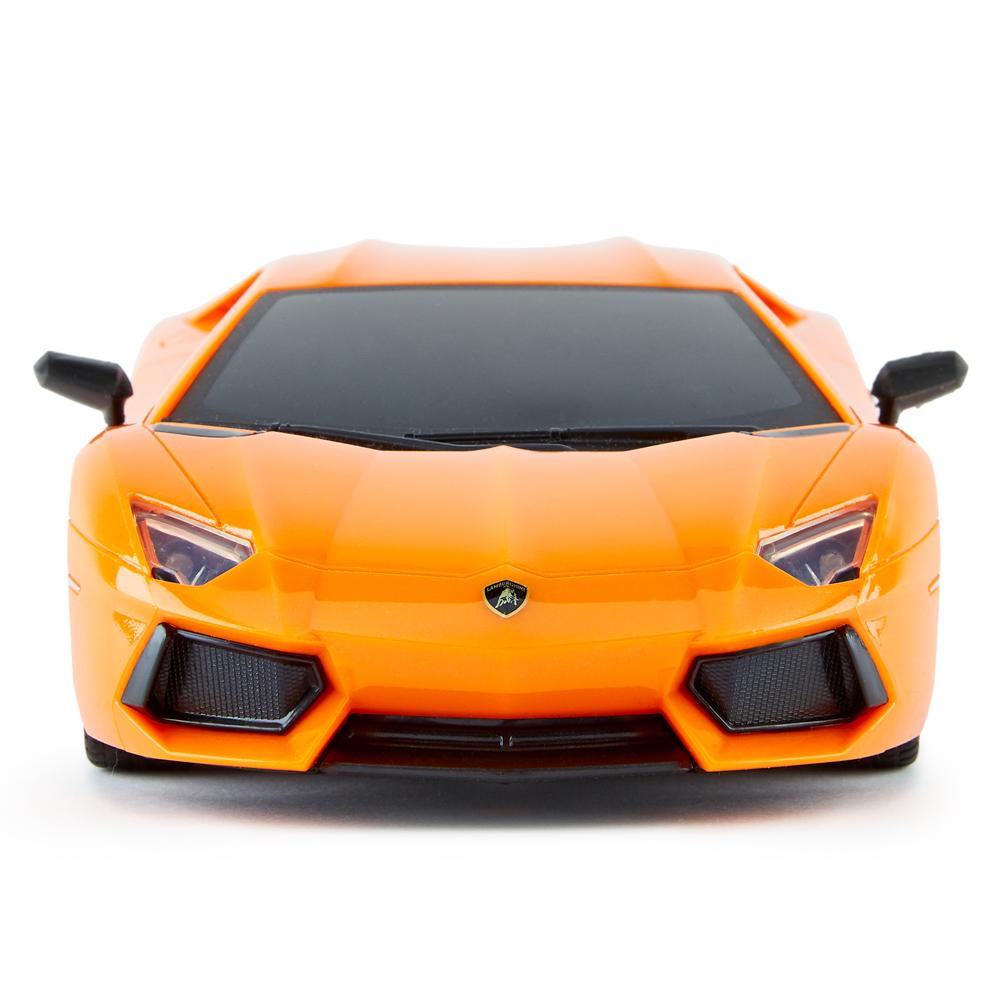 Lamborghini Aventador Radio Controlled Car 1:18 Scale Orange - Officially licensed merchandise.