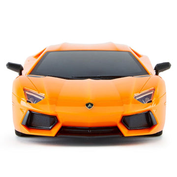 Lamborghini Aventador Radio Controlled Car 1:18 Scale Orange - Officially licensed merchandise.