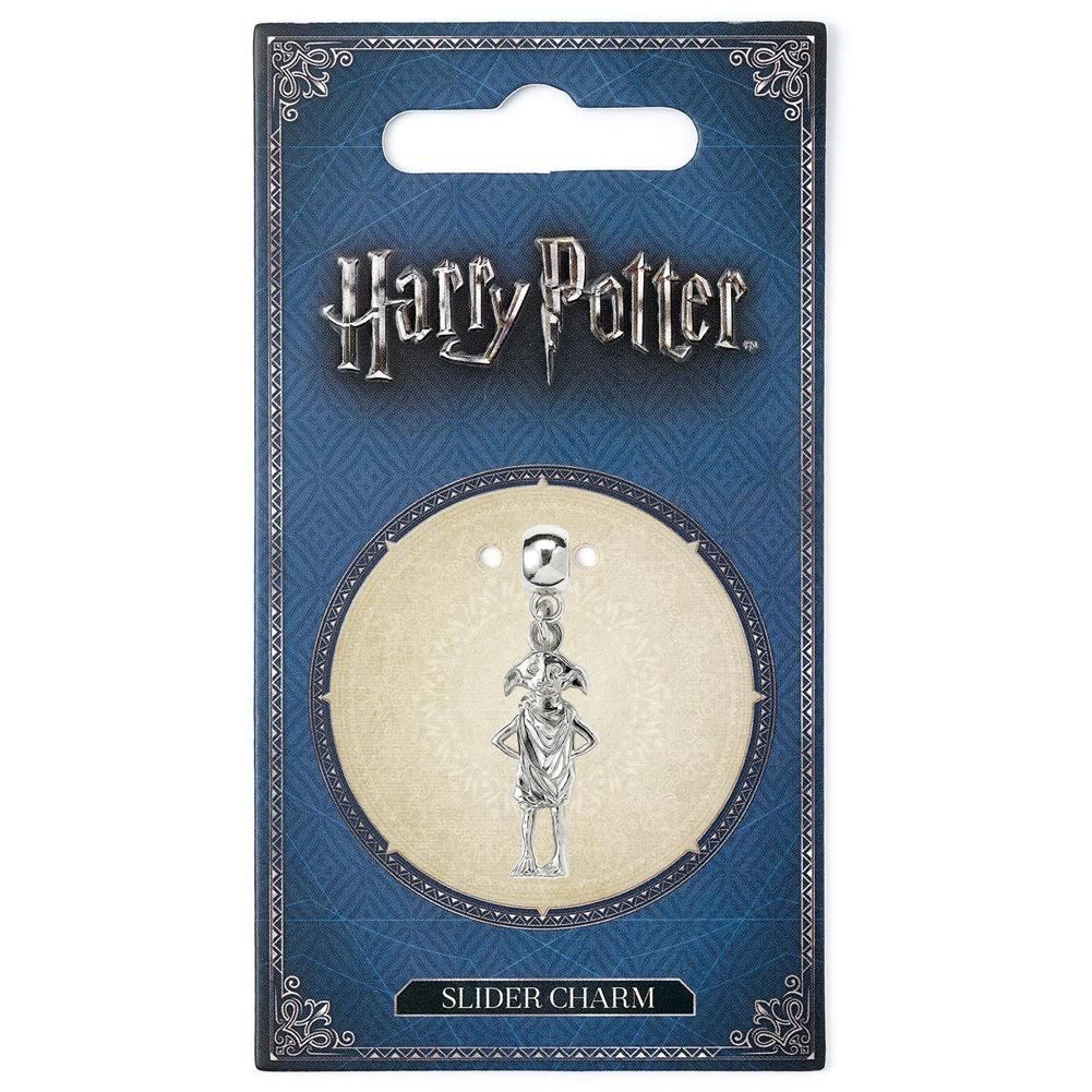 Harry Potter Silver Plated Charm Dobby House Elf - Officially licensed merchandise.