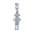 Harry Potter Silver Plated Charm Dobby House Elf - Officially licensed merchandise.