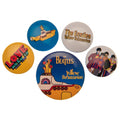 The Beatles Button Badge Set Yellow Submarine - Officially licensed merchandise.