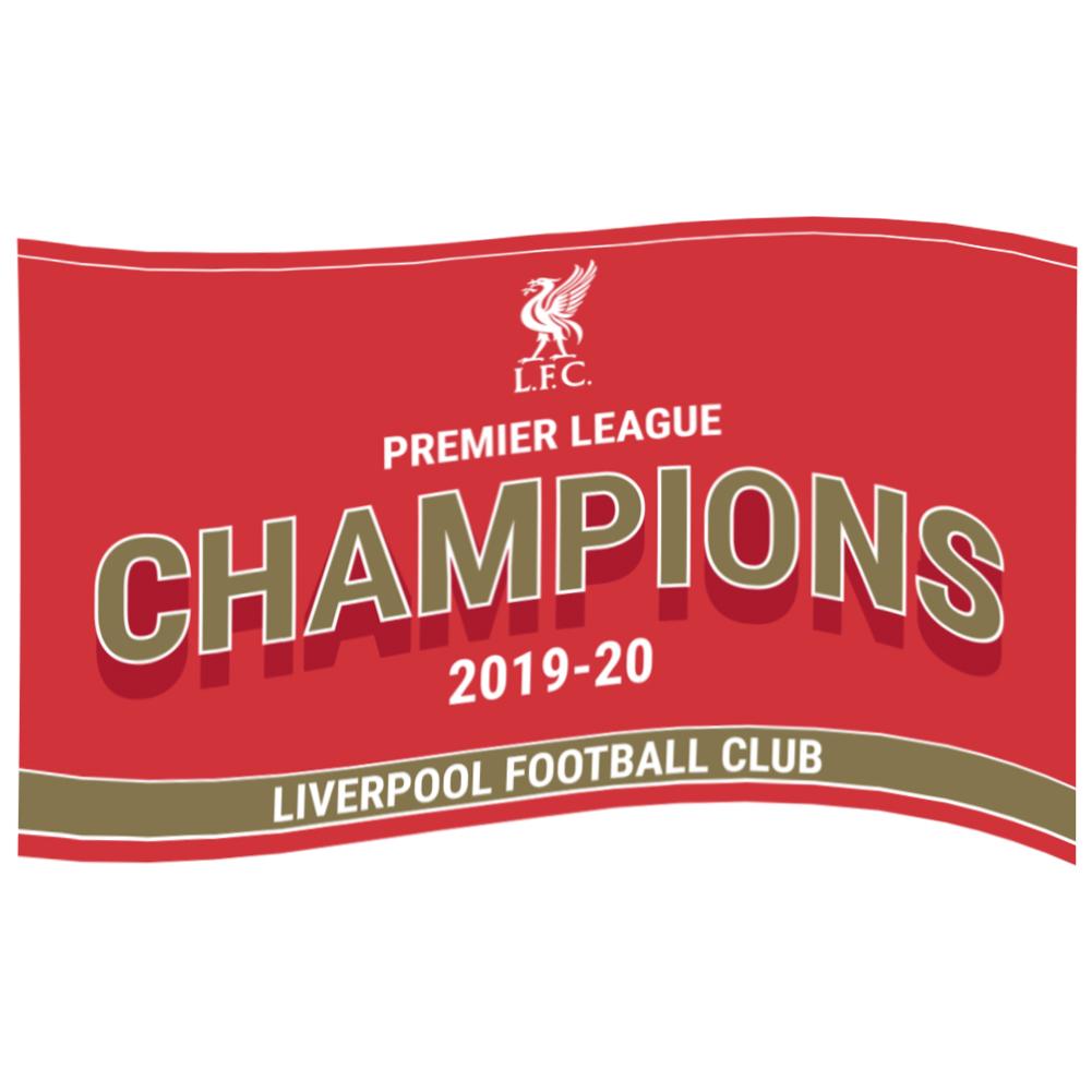 Liverpool FC Premier League Champions Flag - Officially licensed merchandise.