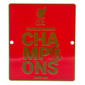 Liverpool FC Premier League Champions Window Sign - Officially licensed merchandise.