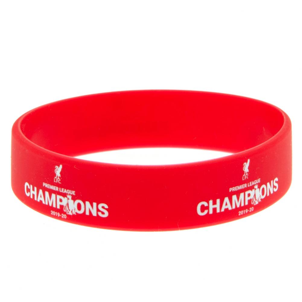 Liverpool FC Premier League Champions Silicone Wristband - Officially licensed merchandise.