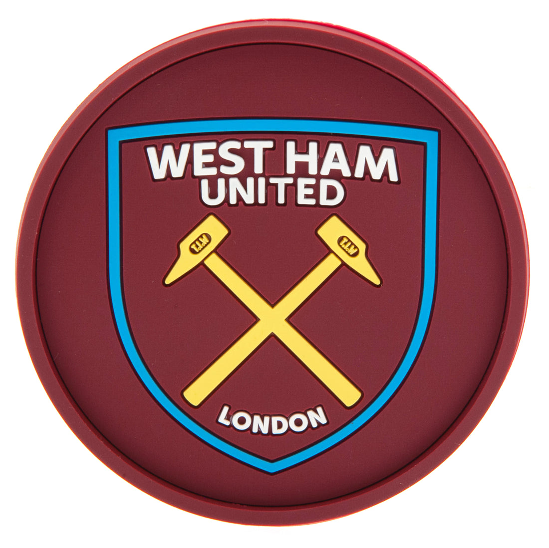 West Ham United FC Silicone Coaster - Officially licensed merchandise.